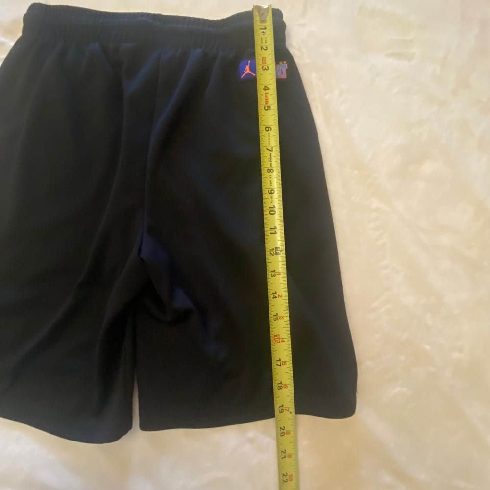 Nike Jordan Patch Pack Kids Shorts XL 13-15 yr old Black Basketball Flame - Picture 7 of 8